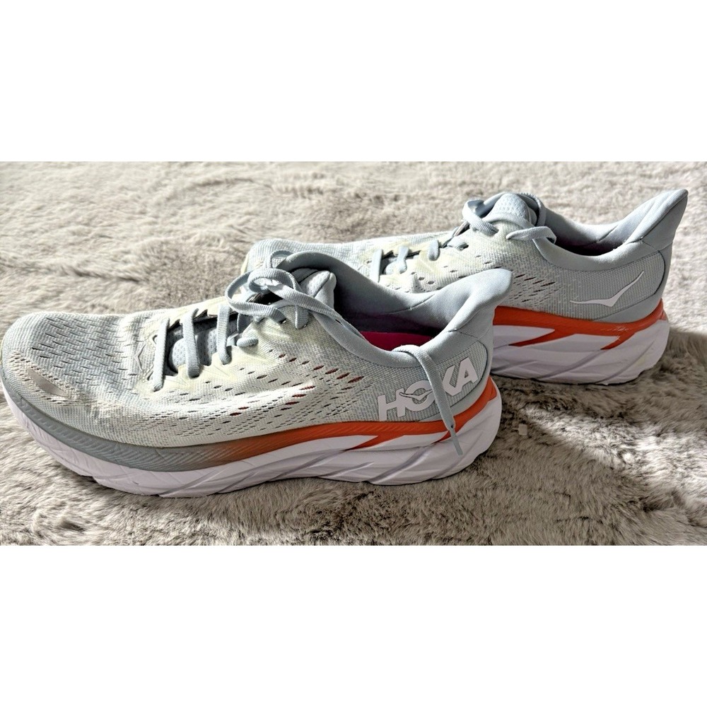 Hoka womans shoes size 8B mach 6 lace up active wear